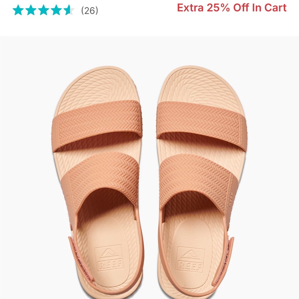 Reef Coral Slide Sandals size 10